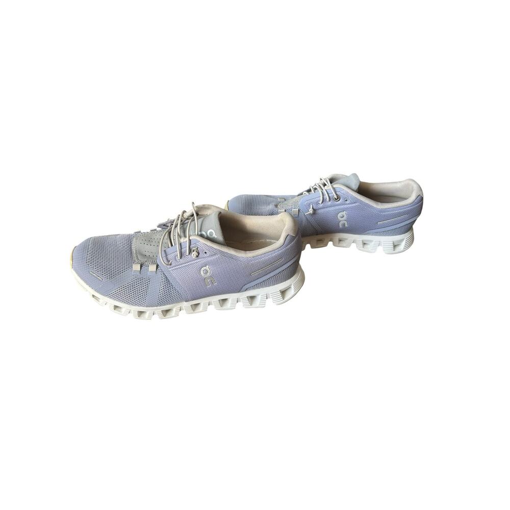 On Running Cloud 5 Women's Sneakers - Nimbus / Alloy Light Lavender - Size 9.5 - Picture 4 of 7
